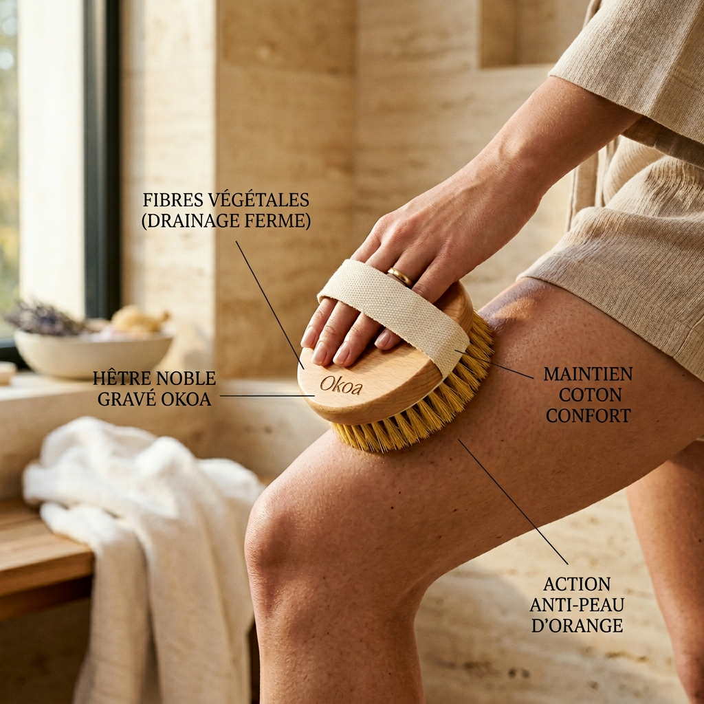 Brosse corps douce et sèche - Okoa
